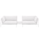 Nolita Double Lounge with Table White - Coming Soon