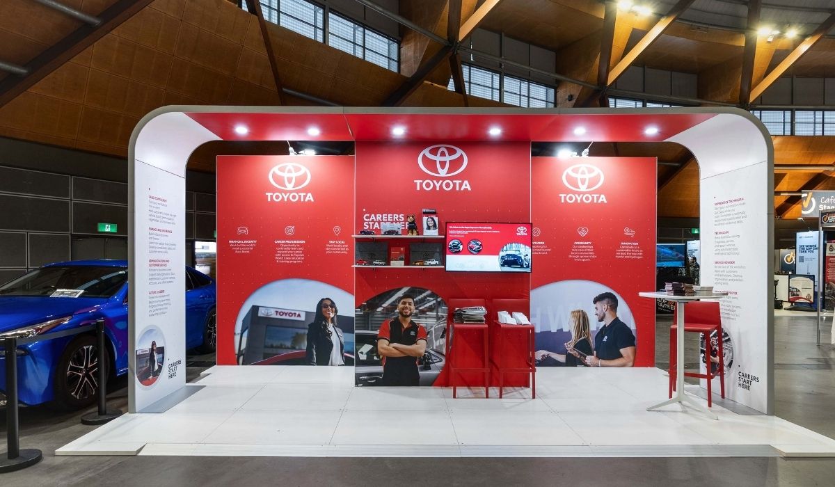 Toyota custom exhibition stand